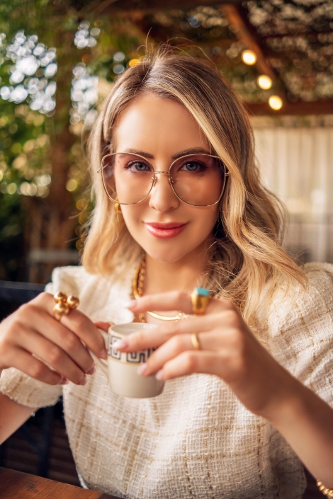 Solar com lentes degradê em 3 cores